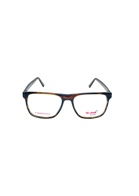 Tom Hardy Norway Brown Full Rim Acetate Square Eyewear