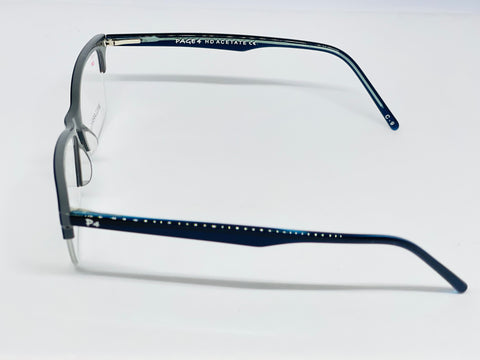 Page 4 Half Rim Acetate Rectangle Eye Glasses