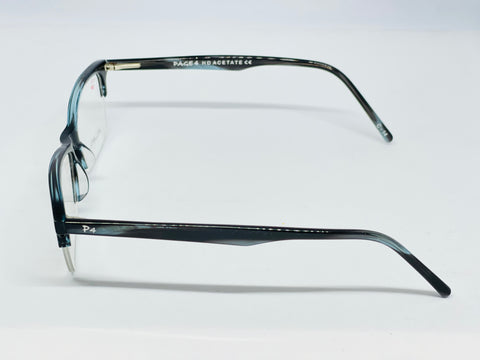 Page 4 Half Rim Acetate Rectangle Eye Glasses