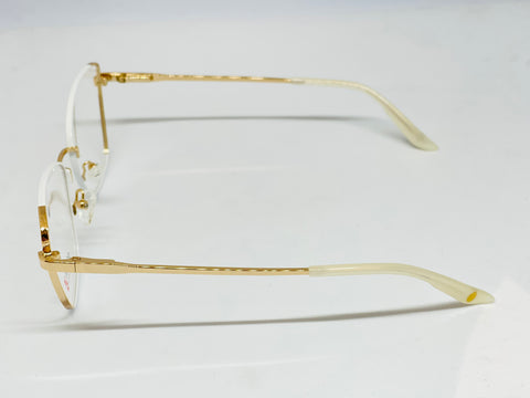 Scavin Brown Full Rim Acetate Geometric Eye Glasses