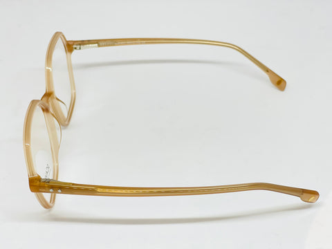 Scavin Brown Full Rim Acetate Geometric Eye Glasses