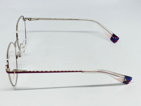 Fueel Wine Full Rim Metal Geometric Eye Glasses