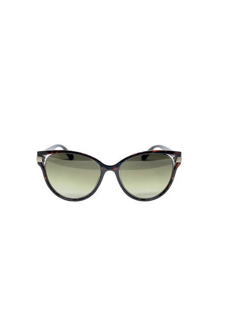 Farenheit Brown Full Rim Acetate Cat Eye Sun Glasses