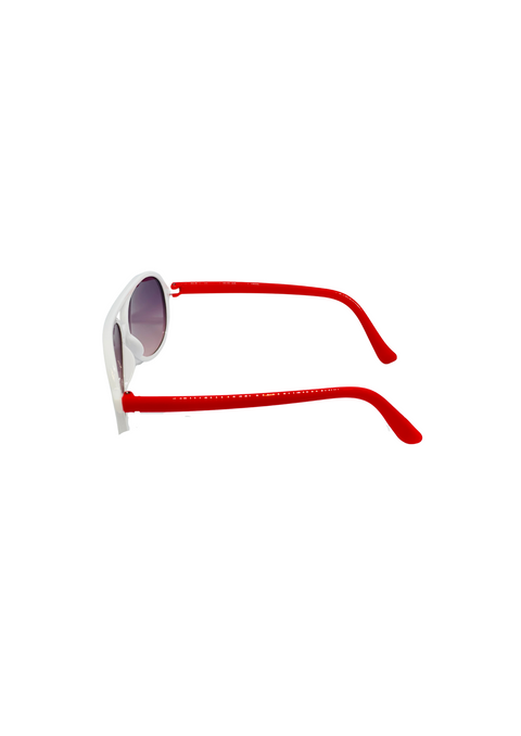 Leo White Full Rim Acetate Aviator Sun Glasses