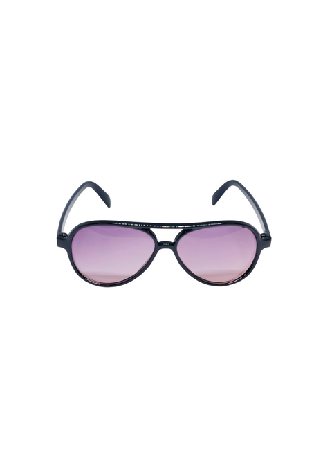 Leo White Full Rim Acetate Aviator Sun Glasses