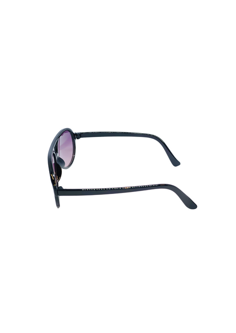 Leo White Full Rim Acetate Aviator Sun Glasses