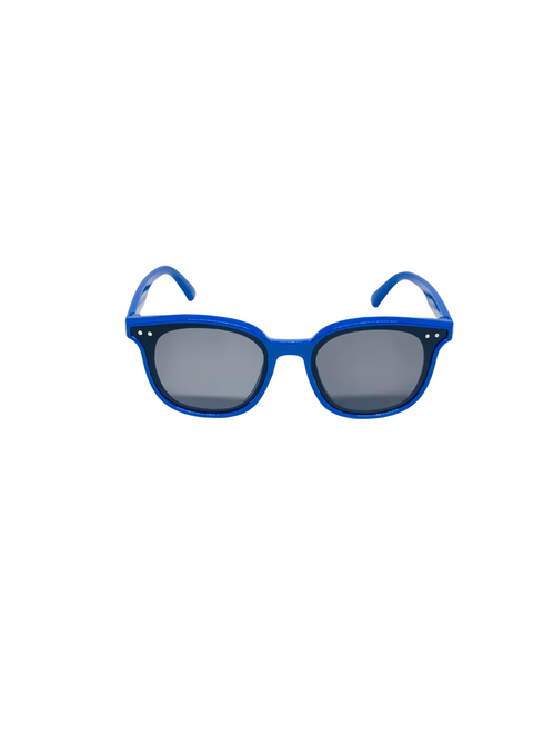 Leo Blue Full Rim Acetate Wayfarer Sun Glasses