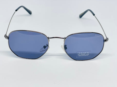 Page 4 Full Rim Metal Geometric Sun Glasses
