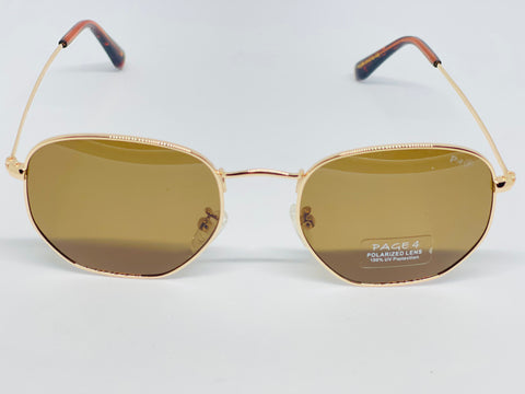 Page 4 Full Rim Metal Geometric Sun Glasses