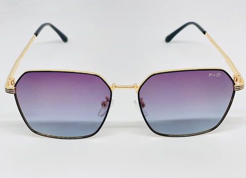 Page 4 Full Rim Metal Geometric Sun Glasses