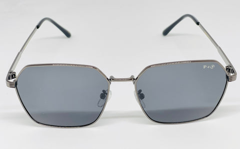 Page 4 Full Rim Metal Geometric Sun Glasses