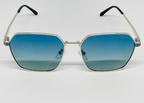 Page 4 Full Rim Metal Geometric Sun Glasses