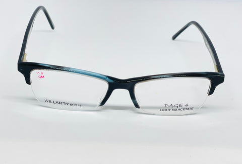 Page 4 Half Rim Acetate Rectangle Eye Glasses