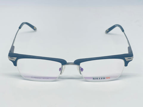 Killer Half Rim Metal Rectangle Eye Glasses